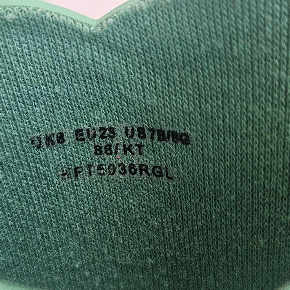 Hunter Classic Pull On Rain Boots Toddler Girl SZ 7 US Green Mint Waterproof - Picture 10 of 12